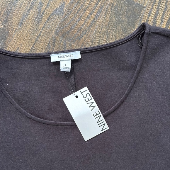 Women’s Chic Black Sleeveless Dress by Nine West NWT (size L) - Picture 2 of 5